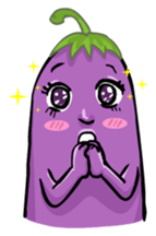 Eggplant E.T. [by Shin] sticker #2033627