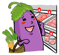 Eggplant E.T. [by Shin] sticker #2033629