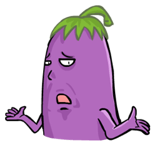 Eggplant E.T. [by Shin] sticker #2033633