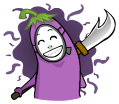 Eggplant E.T. [by Shin] sticker #2033634