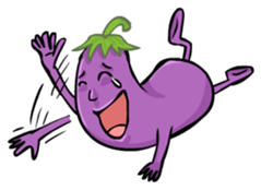 Eggplant E.T. [by Shin] sticker #2033640