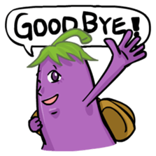 Eggplant E.T. [by Shin] sticker #2033644