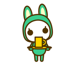 Zentai+Rabbit sticker #2033846