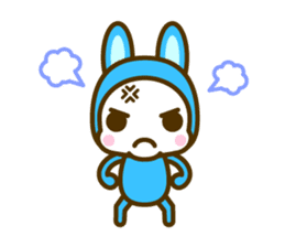 Zentai+Rabbit sticker #2033849