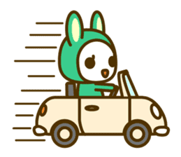 Zentai+Rabbit sticker #2033850