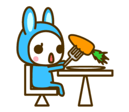 Zentai+Rabbit sticker #2033855