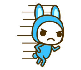 Zentai+Rabbit sticker #2033864
