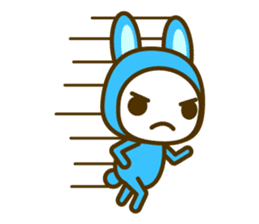 Zentai+Rabbit sticker #2033864