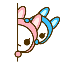 Zentai+Rabbit sticker #2033882