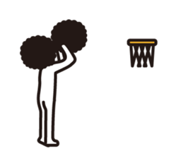 boring afroman ver.4 sticker #2034503