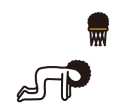 boring afroman ver.4 sticker #2034504