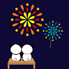 twin's panda sticker #2034911