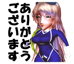 Woman special operatives Malinda sticker #2035238