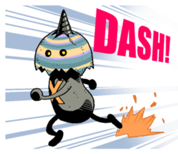 Drill egg Monster sticker #2035365