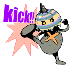 Drill egg Monster sticker #2035367