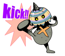 Drill egg Monster sticker #2035367