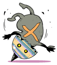 Drill egg Monster sticker #2035372