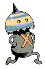 Drill egg Monster sticker #2035373