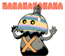 Drill egg Monster sticker #2035374