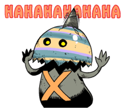 Drill egg Monster sticker #2035374