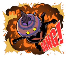 Drill egg Monster sticker #2035377