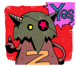 Drill egg Monster sticker #2035380