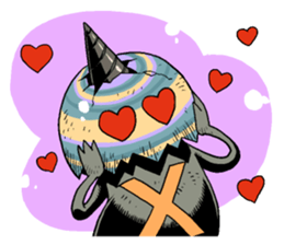 Drill egg Monster sticker #2035381