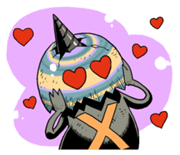 Drill egg Monster sticker #2035381