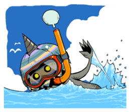 Drill egg Monster sticker #2035383