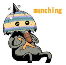 Drill egg Monster sticker #2035386