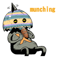 Drill egg Monster sticker #2035386