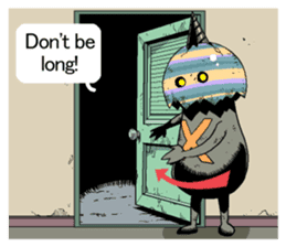 Drill egg Monster sticker #2035387