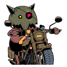 Drill egg Monster sticker #2035390