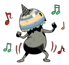 Drill egg Monster sticker #2035391