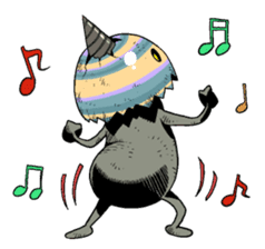 Drill egg Monster sticker #2035391