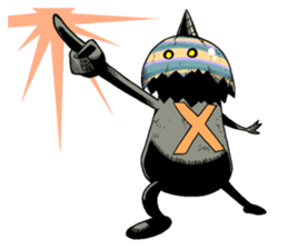 Drill egg Monster sticker #2035392