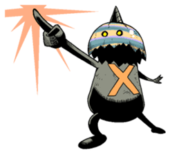 Drill egg Monster sticker #2035392