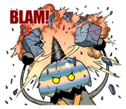 Drill egg Monster sticker #2035393