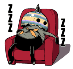 Drill egg Monster sticker #2035394