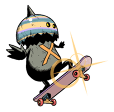 Drill egg Monster sticker #2035396