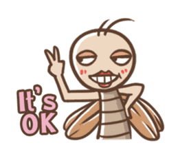 Lady The Cockroach sticker #2035467