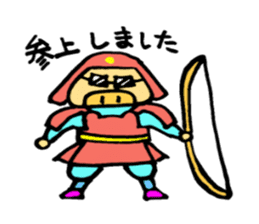 Sticker of Japanese cultural pig sticker #2035531