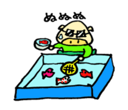 Sticker of Japanese cultural pig sticker #2035540