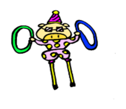 Sticker of Japanese cultural pig sticker #2035543