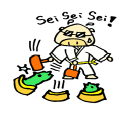 Sticker of Japanese cultural pig sticker #2035561