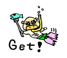 Sticker of Japanese cultural pig sticker #2035564