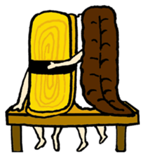 Sushi-jin sticker ~ conger and egg~ sticker #2035680