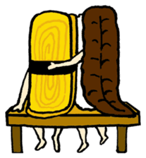 Sushi-jin sticker ~ conger and egg~ sticker #2035680