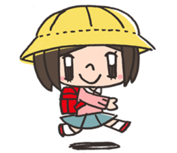 Daily of the elementary school girls sticker #2035925