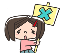 Daily of the elementary school girls sticker #2035936